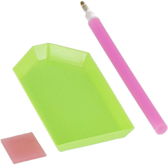 Set de Broderie cu Diamante 5D 30x40cm Design Cap de Dragon