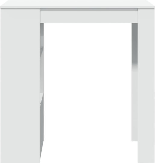 Table Bar Wooden White 102x50x103.5cm