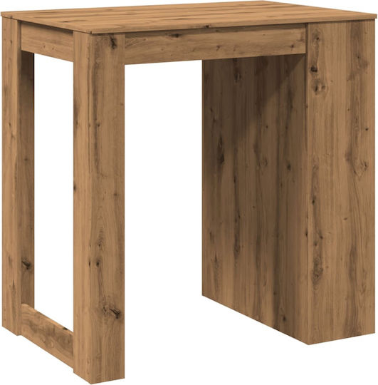 Artisanal Wooden Oak Bar Table 102x70x103.5cm