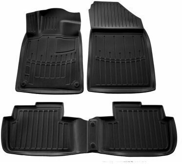 Set de covorașe auto din cauciuc pentru Peugeot 407 2004-2011 Sedan