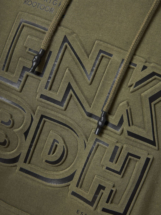 Sweatshirt mit Kapuze Khaki