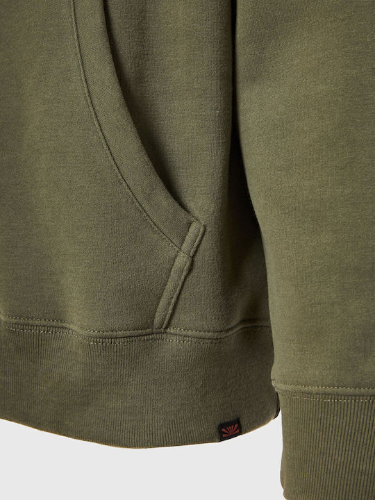 Sweatshirt mit Kapuze Khaki