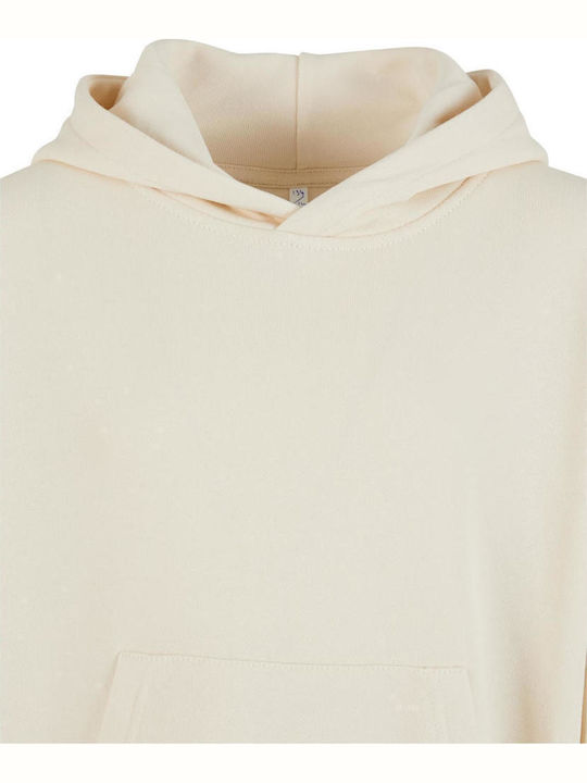Kinder-Sweatshirt mit Ecru Kapuze