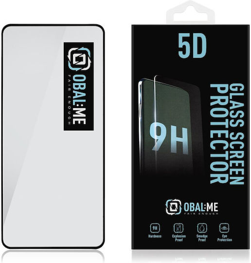 Obal:Me 5D Tempered Glass Negru (Redmi Note 13 Pro+)