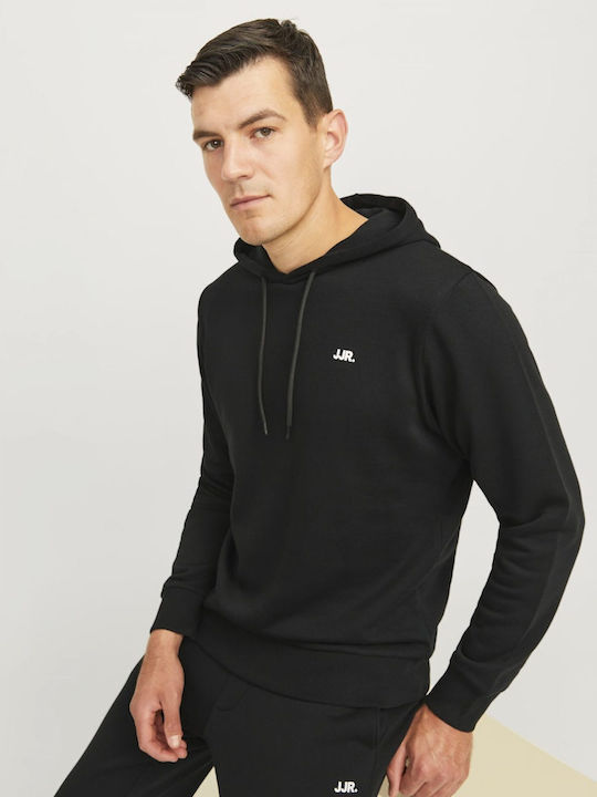 Rebel Men's Sweatshirt with Hood Black