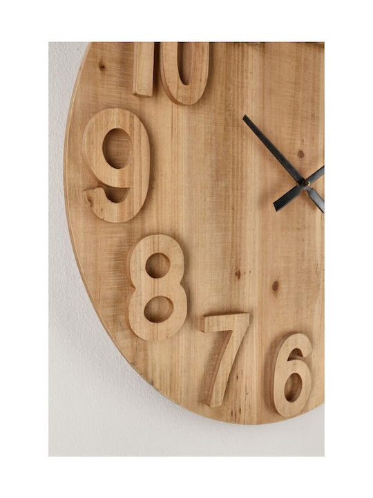Bizzotto Mariel Nat Wall Clock D70 Ø70x5h
