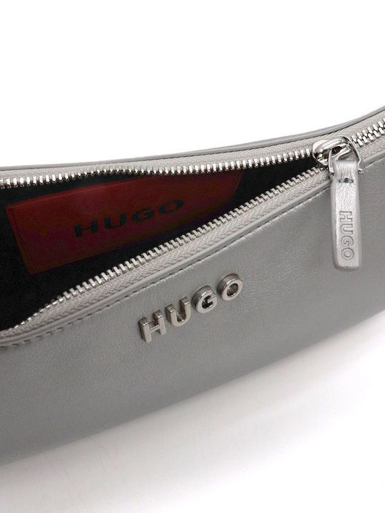 Chris Hobo Damentasche Umhängetasche Silber