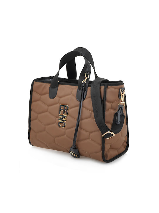 FRNC Women's Bag Shopper Brown