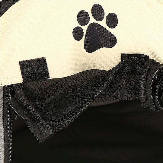 Extensibil Parc pentru Câini Octagon din Material Textil de Culoare Gri 73cm