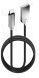 Forcell LED USB-A to Lightning Cable Black 1m (00000003)