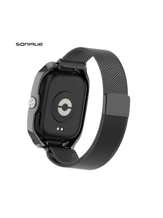 Sonique Strap Stainless Steel Black (Redmi Watch 4)