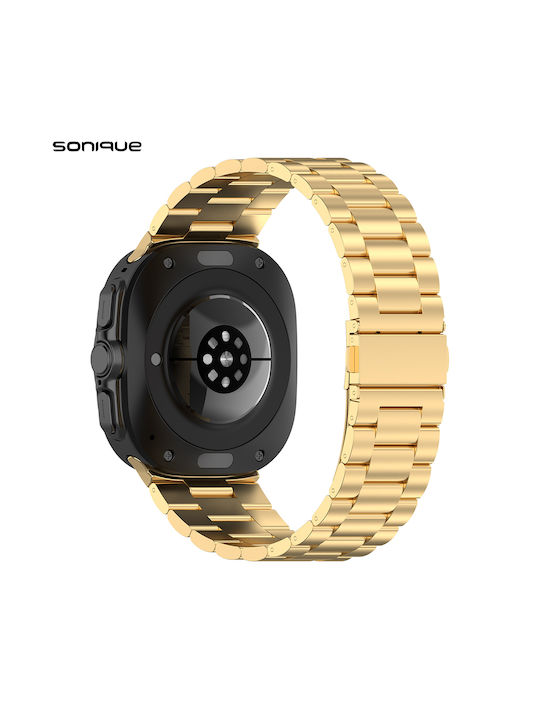 Sonique Strap Stainless Steel Gold (Samsung Galaxy Watch 7 Ultra)