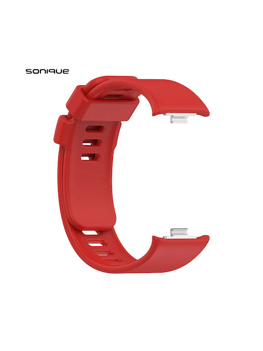 Sonique Silicone Wearable Strap Red Xiaomi Redmi Watch 4 5 6
