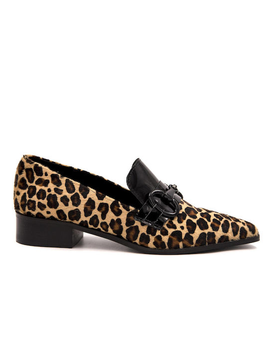 Wall Street Multicolour Heels Animal Print