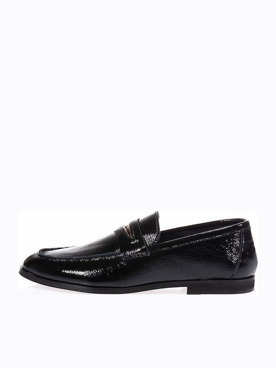Λουστρίνι Γυναικεία Loafers σε Μαύρο Χρώμα