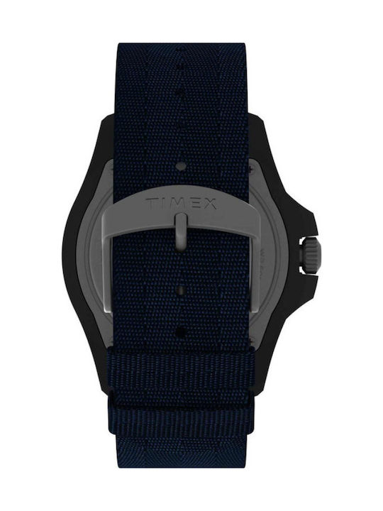 Timex Expedition North Ανδρικό Ρολόι Solar με Μπλε Καουτσούκ Λουράκι