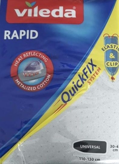Vileda Rapid Покривка за гладене Сив 130x45см