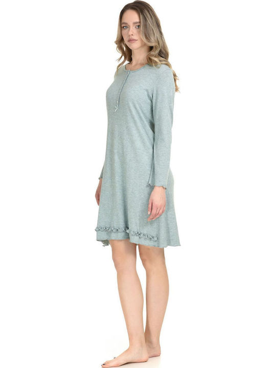 Zen Intimates Winter Women's Nightdress Pink