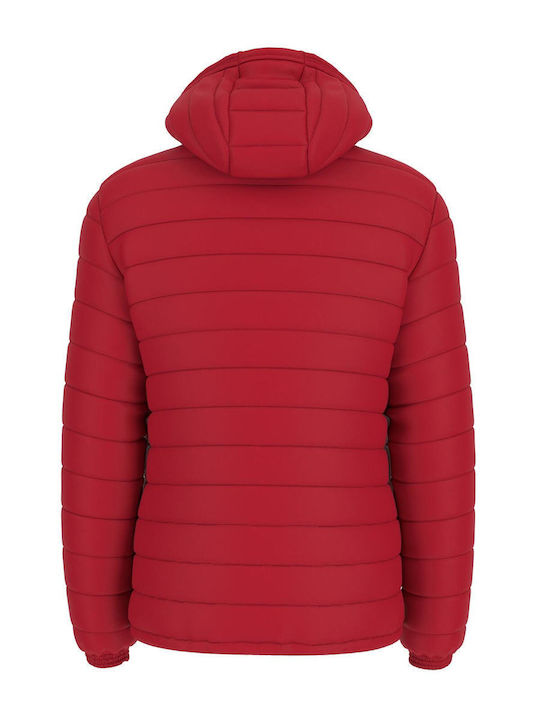 Guess Herren Jacke Lässig Rugby Red