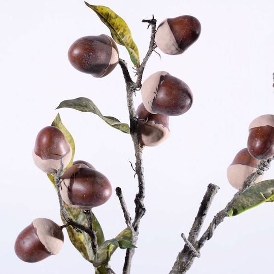 Artificial Decorative Branch Acorn Brown 73cm Supergreens