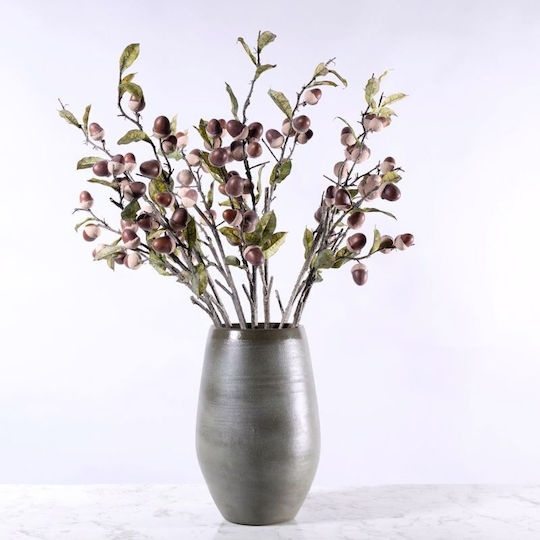 Artificial Decorative Branch Acorn Brown 73cm Supergreens