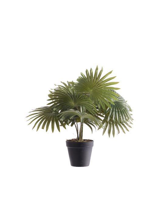 Artificial Plant in Pot Palm Tree Green 48cm Supergreens