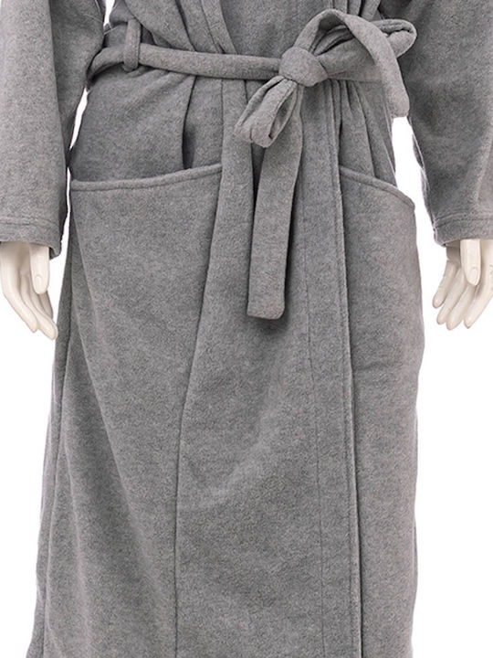 Lydia Creations Winter Women's Robe Gray