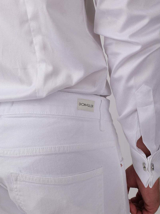 Men's Jeans Pants Ice-white