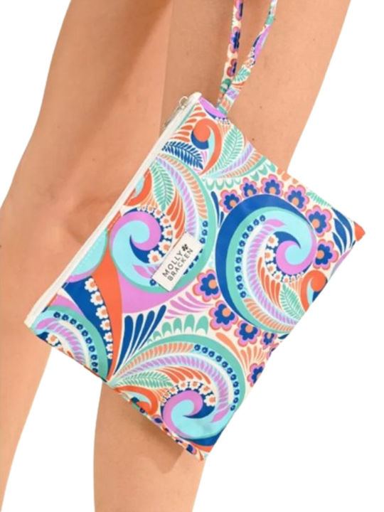 Damen Necessaire in Lila Farbe 21cm