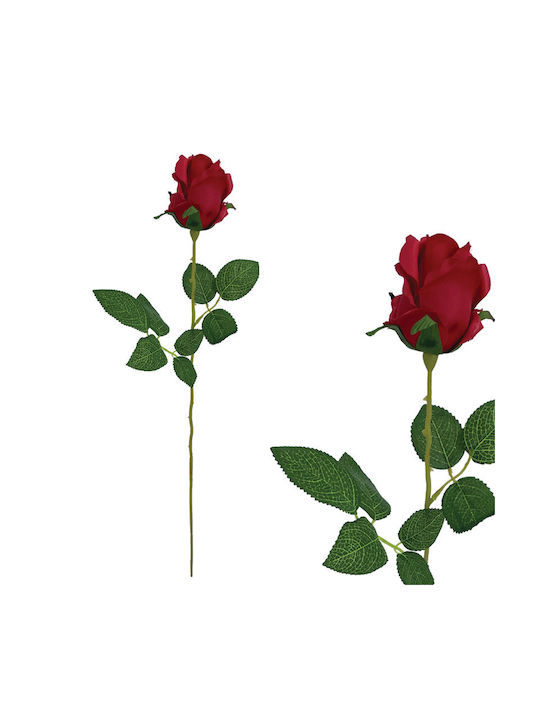 Marhome Artificial Decorative Branch Rose Red 66cm