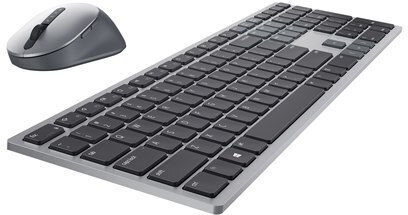 Dell KM7321W Wireless Keyboard & Mouse Set Ukrainian Silver