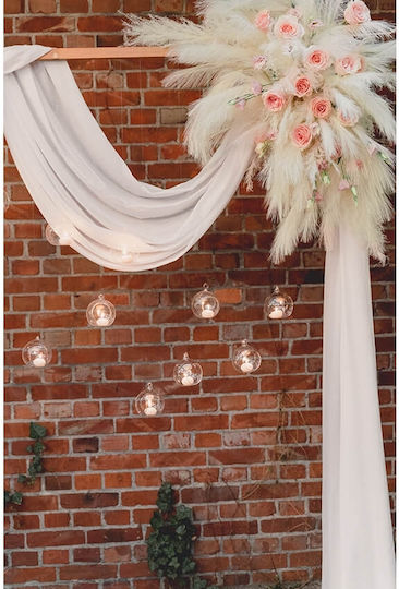 Ramură Decorativă Artificială Pampas Grass 45cm PartyDeco