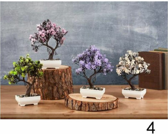 Μπονζάι σε Γλαστράκι Μπεζ 25cm Sidirela