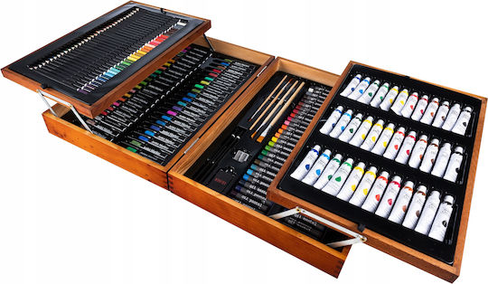 Painting Set Wooden 45x32cm 174pcs