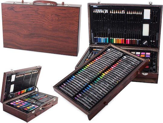 Set de Colorat Lemn 34x23cm 143buc