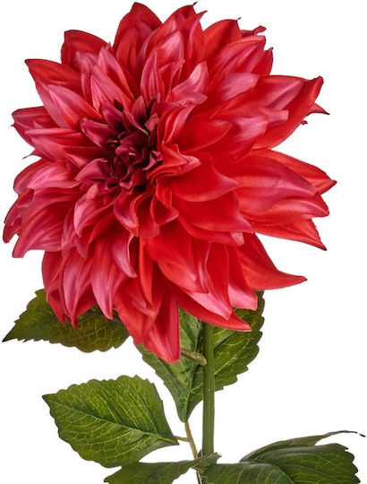 Ramură Decorativă Artificială Dahlia Fuchsia 70cm Ibergarden