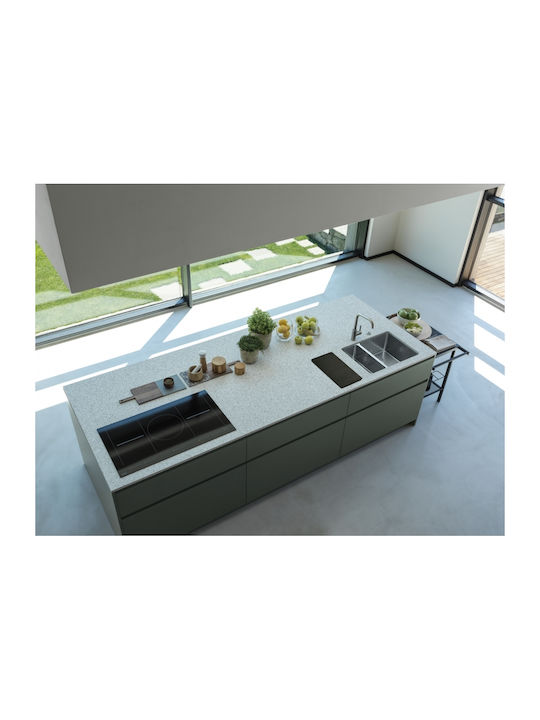 Franke Mythos MYX 160-50-16 3012500623 Right-handed Undermount Sink Right Inox Satin W72.5xD44cm Silver