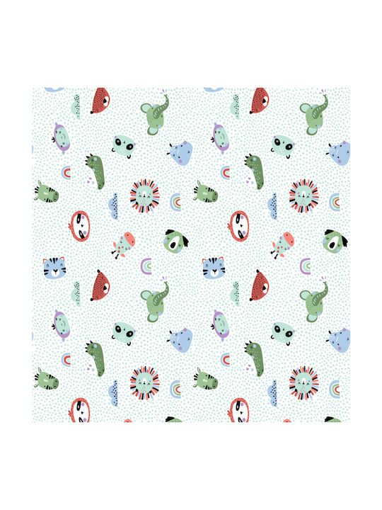 Cokitex Baby Sheets Set Crib Cotton Oasis Green 125x175cm 3pcs