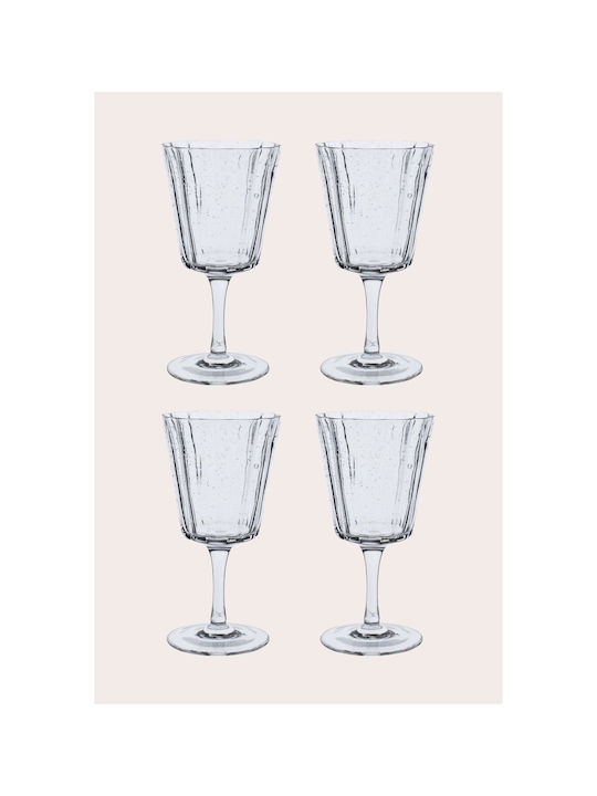 Laura Ashley Set Gläser für Weißwein aus Glas Mit Stiel 270ml 4Stück