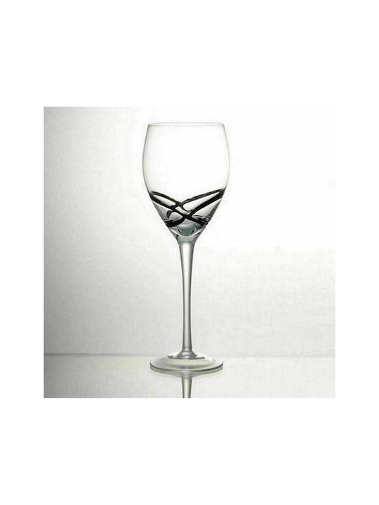 Cryspo Trio X Treme Glass Water made of Crystal Black Goblet 350ml 59.989.53