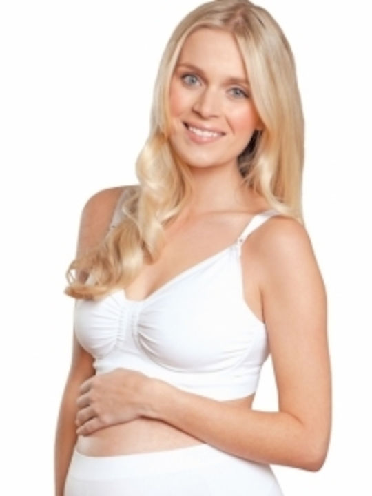 Seamless nursing bra CarriGel Honey - Beige