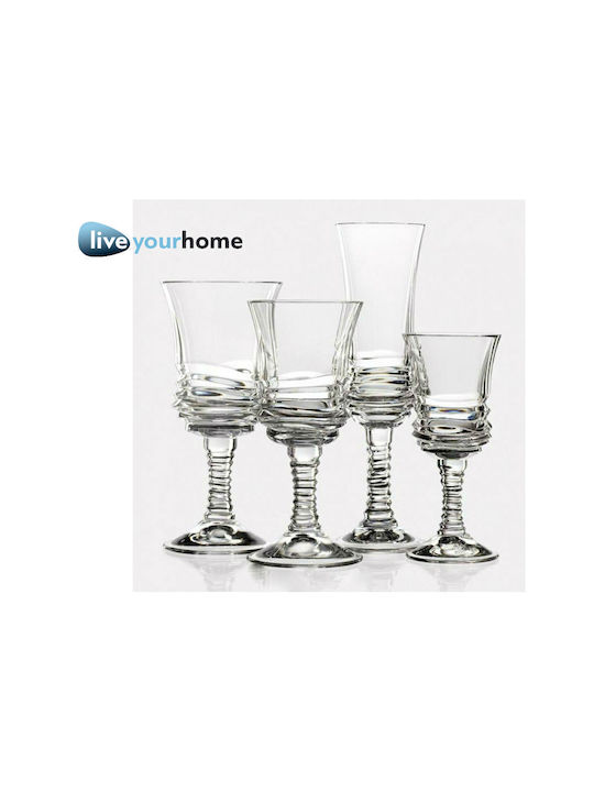 Glass for White and Red Wine made of Crystal Goblet