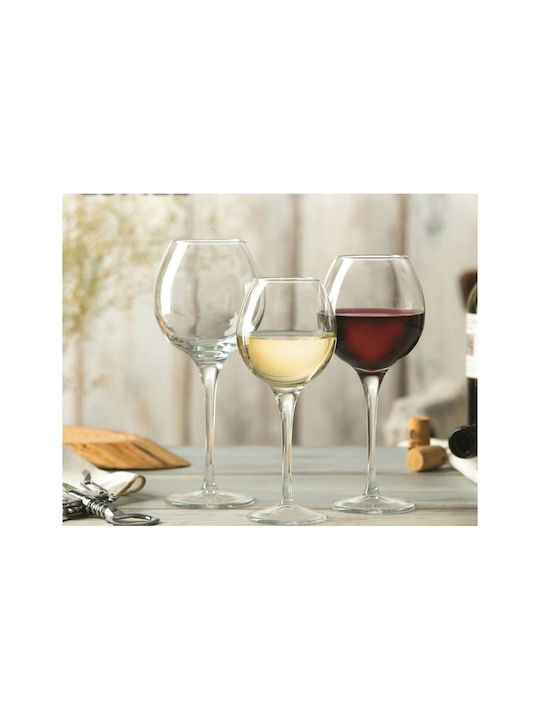 Pasabahce Glass for Red Wine made of Glass in Red Color Goblet 550ml