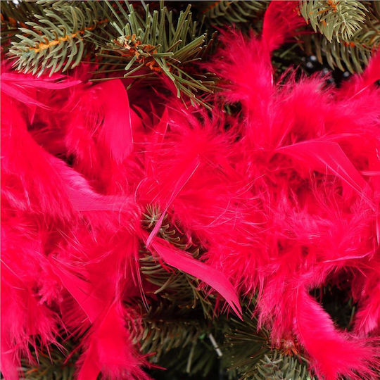 Lighted Christmas Garland Red 1pc