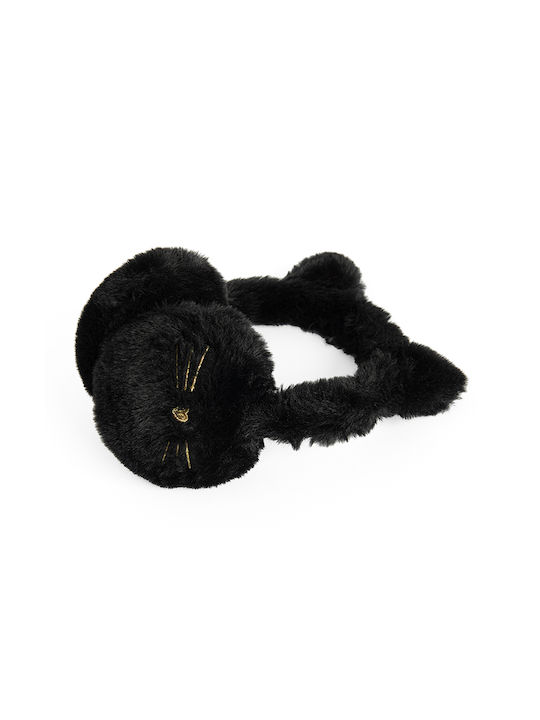 Cool Club Earmuffs Knitted Black