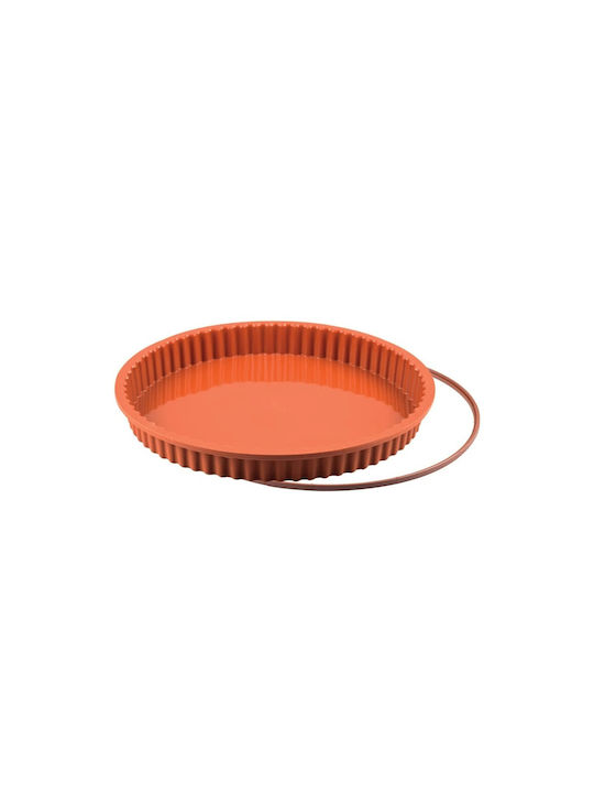 Ready Non-stick Silicone Tart Baking Pan 28x28x3cm