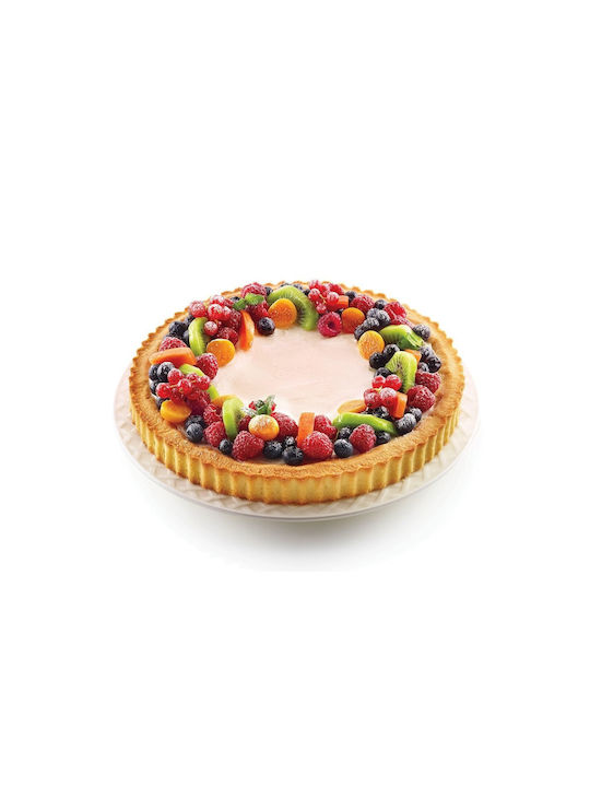Ready Non-stick Silicone Tart Baking Pan 28x28x3cm