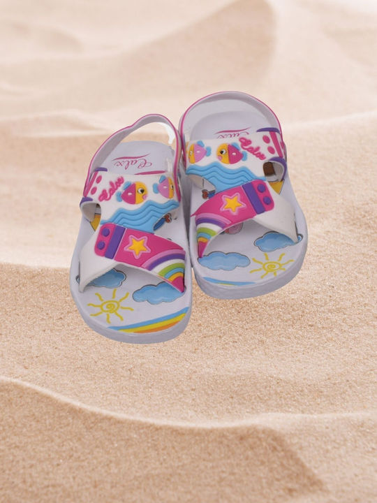 Children's Beach Shoes White