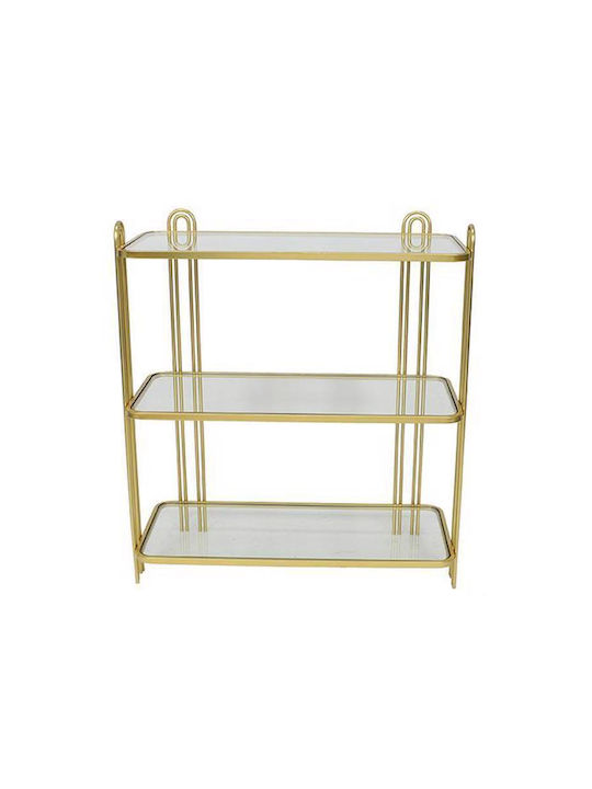 Shelf Floor Golden 73x31.5x81.5cm