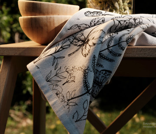 Nef-Nef Homeware Prosop de ceai din 100% Bumbac în Culoarea Gri 40x60cm